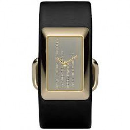 Watch strap Marc by Marc Jacobs MBM2047 Leather Black 30mm